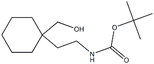 tert-butyl (2-(1-(hydroxyMethyl)cyclohexyl)ethyl)carbaMate 구조식 이미지