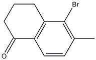 5-broMo-6-Methyl-3,4-dihydronaphthalen-1(2H)-one Structure