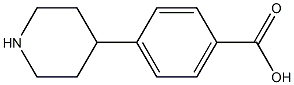 Z-4-(4-carboxyphenyl)piperidine Structure