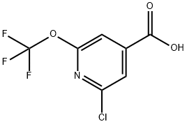2-chloro-6-(trifluoroMethoxy)isonicotinic acid Structure