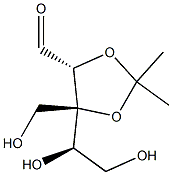 2,3-O-Isopropylidene-3-hydroxyMethyl-D-ribose Structure