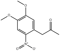 1-(4,5-diMethoxy-2-nitrophenyl)propan-2-one 구조식 이미지