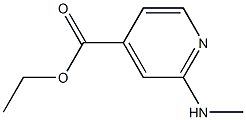 ethyl 2-(MethylaMino)isonicotinate Structure