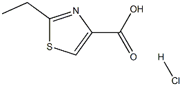 2-Ethylthiazole-4-carboxylic acid hydrochloride 구조식 이미지