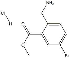 Methyl 2-(aMinoMethyl)-5-broMobenzoate hydrochloride Structure