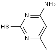 4-Amino-6-methylpyrimidine-2-thiol ,98% Structure