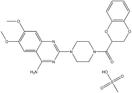 IMp. G (EP): 6,7-DiMethoxy-2-(piperazin-1-yl)quinazolin-4-aMine 구조식 이미지