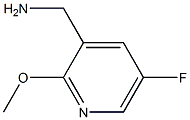 C-(5-Fluoro-2-Methoxy-pyridin-3-yl)-MethylaMine 구조식 이미지