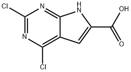 1638760-72-1 2,4-dichloro-7H-pyrrolo[2,3-d]pyriMidine-6-carboxylic acid