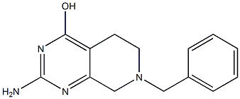 2-AMino-7-benzyl-5,6,7,8-tetrahydro-pyrido[3,4-d]pyriMidin-4-ol 구조식 이미지