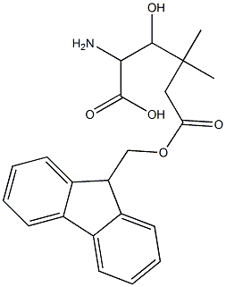 FMoc-(2R,3S)-2-aMino-3-hydroxy-4,4-diMethylpentanoic acid 구조식 이미지