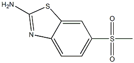 2-AMino-6-Methylsulfonybenzothiazole Structure