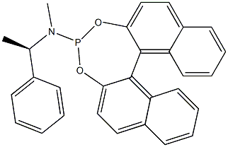 S-N-Methyl-N-[(1R)-1-phenylethyl]-Dinaphtho[2,1-d:1',2'-f][1,3,2]dioxaphosphepin-4-aMine Structure