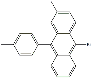 10-broMo-2-Methyl-9-(p-tolyl)anthracene 구조식 이미지