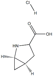 (1R,5R)-2-azabicyclo[3.1.0]hexane-3-carboxylic acid hydrochloride 구조식 이미지