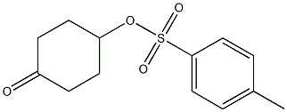 4-oxocyclohexyl 4-Methylbenzenesulfonate 구조식 이미지