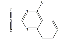4-Chloro-2-(Methylsulfonyl)quinazoline Structure