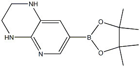 7-(4,4,5,5-TetraMethyl-1,3,2-dioxaborolan-2-yl)-1,2,3,4-tetrahydropyrido[2,3-b]pyrazine 구조식 이미지