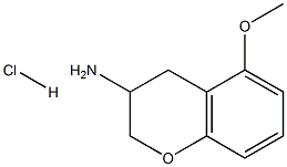 5-Methoxy-chroMan-3-ylaMine hydrochloride 구조식 이미지