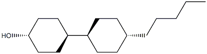 (Trans, trans)-4'-pentyl-dicyclohexyl-4 - ol 구조식 이미지