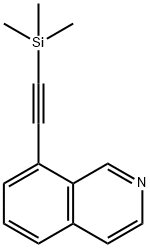 8-((triMethylsilyl)ethynyl)isoquinoline Structure