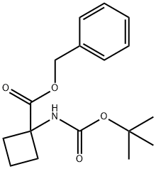 Benzyl-1-(tert-butoxycarbonyl)cyclobutanecarboxylate Structure