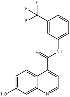 7-hydroxy-N-(3-(trifluoroMethyl)phenyl)quinoline-4-carboxaMide Structure