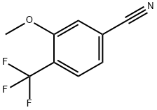 3-Methoxy-4-(trifluoroMethyl)benzonitrile, 97% Structure