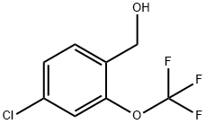 4-Chloro-2-(trifluoroMethoxy)benzyl alcohol, 97% Structure