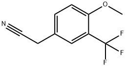 4-Methoxy-3-(trifluoroMethyl)phenylacetonitrile, 97% Structure