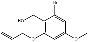 2-(Allyloxy)-6-broMo-4-Methoxybenzyl Alcohol Structure