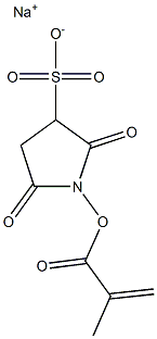 sodiuM 1-(Methacryloyloxy)-2,5-dioxopyrrolidine-3-sulfonate 구조식 이미지