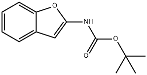tert-butyl benzofuran-2-ylcarbaMate Structure