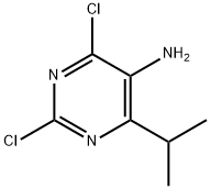 2,4-Dichloro-5-aMino-6-isopropylpyriMidine 구조식 이미지