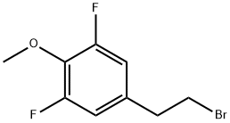 5-(2-broMoethyl)-1,3-difluoro-2-Methoxybenzene Structure