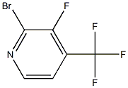 2-BROMO-3-FLUORO-4-(TRIFLUOROMETHYL)PYRIDIN Structure
