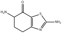 (6S)-2-Amino-6-propionamidotetrahydrobenzothiazole 구조식 이미지