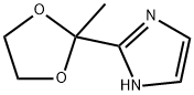 2-(2-Methyl-1,3-dioxolan-2-yl)-1H-iMidazole 구조식 이미지