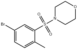 4-(5-broMo-2-Methylphenylsulfonyl)Morpholine Structure