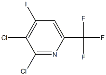 2,3-Dichloro-4-iodo-6-(trifluoroMethyl)pyridine Structure