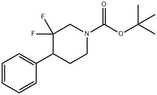 tert-butyl 3,3-difluoro-4-phenylpiperidine-1-carboxylate Structure