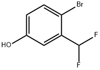 4-BroMo-3-(DifluroMethyl)Phenol Structure