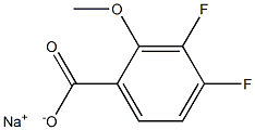 sodiuM 3,4-difluoro-2-Methoxybenzoate Structure