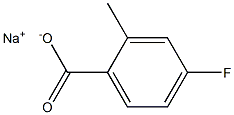 sodiuM 4-fluoro-2-Methylbenzoate 구조식 이미지