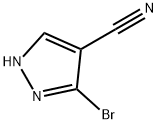 3-broMo-1H-pyrazole-4-carbonitrile 구조식 이미지