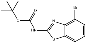 (4-BroMo-benzothiazol-2-yl)-carbaMic acid tert-butyl ester Structure