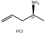 (S)-pent-4-en-2-aMine hydrochloride 구조식 이미지