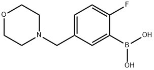 (2-fluoro-5-(MorpholinoMethyl)phenyl)boronic acid Structure