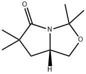 (S)-3,3,6,6-TETRAMETHYLTETRAHYDROPYRROLO[1,2-C]OXAZOL-5(3H)-ONE Structure