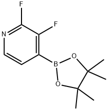 2,3-difluoro-4-(4,4,5,5-tetraMethyl-1,3,2-dioxaborolan-2-yl)pyridine Structure